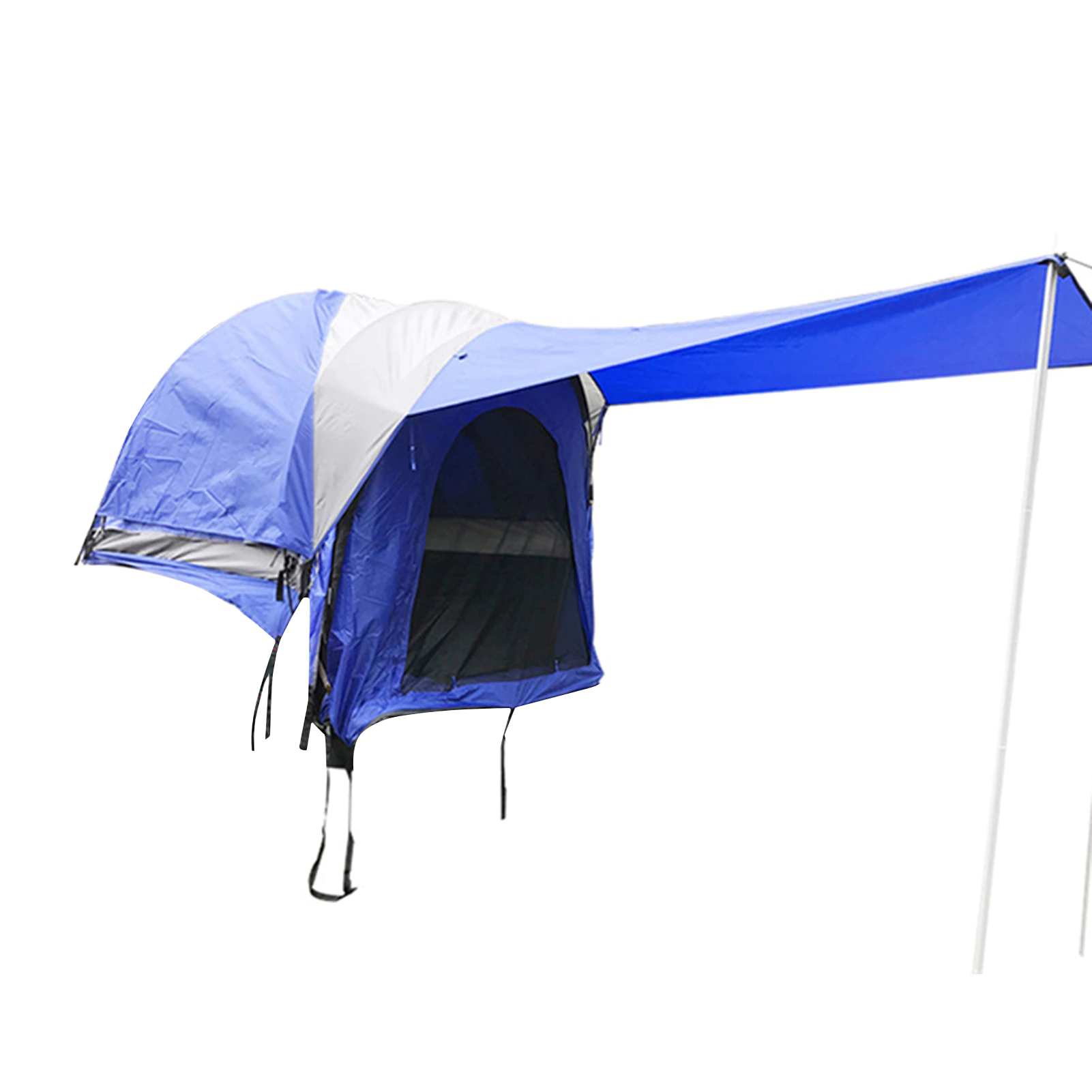 Cheap Goat Tents Pickup Truck Tent Waterproof PU2000 Double Layer Truck Bed Tents 190T Flame Retardant Polyester Tent For 5 6.5Ft Cars Trucks   